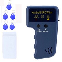 핸드 헬드 125KHz RFID 복사기 작가 프로그래머 리더 도어 액세스 제어 시스템에 대 한 ID 카드, [04] writer and 5key5card