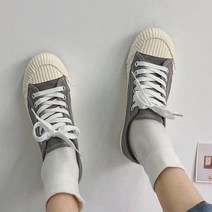 베니바니 레이스업 스티치 캔버스 스니커즈 FT3505