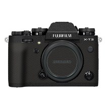 후지 XT3 카메라 비닐 데칼 스킨 안티 스크래치 랩 커버 후지 필름 X-T3 카메라 3M 프리미엄 안티 스크래치 코트 랩 케이스, Frosted Black