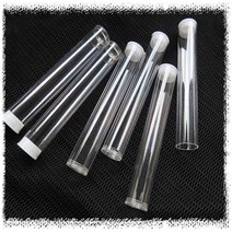 [HAN] PVC 투명 튜브 답례품 대량 포장 용기 19.5cm, 2튜브통19.5cm-화이트