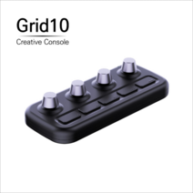 인바이즈 그리드10 Grid10-CT 편집 컨트롤러 포토샵 일러스트 클립스튜디오 워드 엑셀 단축키 멀티미디어 다이얼 / 와콤 신티크 신티크프로 인튜어스 인튜어스프로 호환