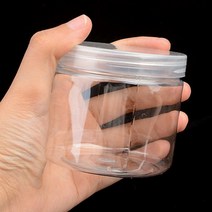 투명 원통형 플라스틱 공병 소분 포장 용기 7-200ml