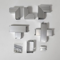 대한몰드 알루미늄 덕트 AL닥트 120x60 엘보 부속 케이블 보호관, 수평 T자, 1개