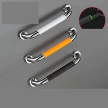 핸드레일 계단 난간대 화장실 욕실 안전바 보조 난간, ABSx304스테인리스50cm노랑흰색2종택1