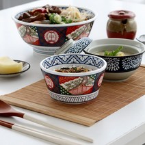 일본식그릇 공기 면기 일식우동라멘덮밥그릇, 마츠 면기 7인치, 1개