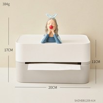북유럽 가정 장식 조직 상자 거품 소녀 동상 냅킨 홀더 조직 홀더 사무실 주방 스토리지 조직 홈 스토리지, C14