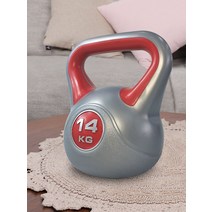 프로모릭스 컬러 스윙 케틀벨, 스타일리쉬 케틀벨 14kg, 빨강+회색