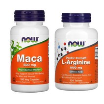 나우푸드 마카아르기닌 세트 아르기닌마카, 1개, 기본