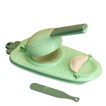 진공 포장기 랩핑기 실링기 업소용 자동 랩 포장기계 2 In1 만두 메이커 DIY 키트 래퍼 프레스 수동 노동 절약 라비올리 엠바나다 반죽 스킨 몰더 기계 주방 가제트, [02] Green