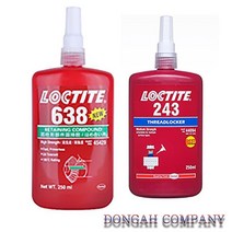 록타이트 혐기성 나사고정제 272/638/243 250mll, 바디챔버 272(250ml)