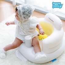 아기 소프트의자 망고 베이비 휴대용 이유식 신생아 튜브 부스터, 유아 소프트의자 망고