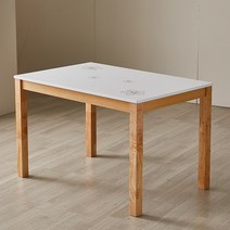 동서가구 케빈4인하이그로시 식탁테이블 DF903836, 화이트