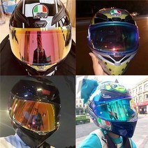 For K1 K3SV K5 Open Lens Helmet Lens Electroplated Lenses Day and Night Lenses Aurora Red Aurora Blu, [05] Electroplated rose