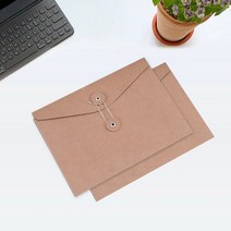 종이 단추 봉투 A5 등기우편 비둘기눈 크래프트 선물 사진 각대 안전 친환경 엽서 서류 중요 하도메 브로슈어 카탈로그 계약서 견적서 예쁜 부동산 발주서 줄로 묶는 파일 가로황 1P