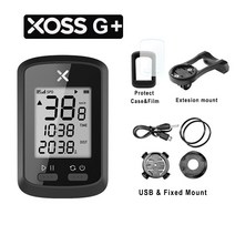 자전거 사이클 속도계XOSS-G 플러스 G 자전거 GPS 컴퓨터 무선 속도계 방수 도로 산악 블루투스 ANT   사, 06 G Plus n Case mount