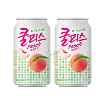 쿨피스 복숭아 350ml, 15캔