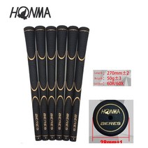 초보입문 HONMA 여성용 골프 그립 표준 핑크 고무 부드럽고 편안한 다리미 페어웨이 우드 5/12 개, [03] 5 Pieces black