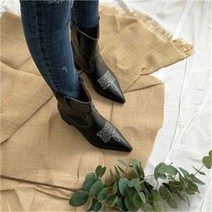 셀러허브 여성패션 ONM 트레디셔널 패턴즈 비거 앵클 부츠 4color