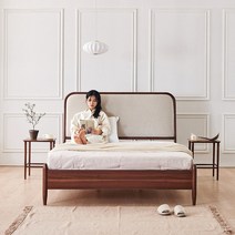 이노센트 어텀 조야 패브릭 원목 SS침대 프레임 i103679, 오트밀