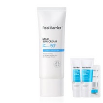 리얼베리어 마일드 선크림 SPF50+ (+폼30g+랜덤견본3매), 마일드 선크림 SPF50+ (+폼30g+