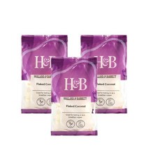 홀랜드앤바랫 플레이크드 코코넛 100g Holland & Barrett Flaked Coconut, 3팩