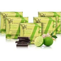 타밀라노 다크 초콜릿바 55 라임 생강 50g 5팩 TA MILANO Tableta Chocolate Negro 55 Cacao Lima genjibre, 1팩