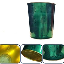 튼튼 불에타지않는 철 휴지통 쓰레기통 그린 중 냄새안나는 분리수거 틈새휴지통