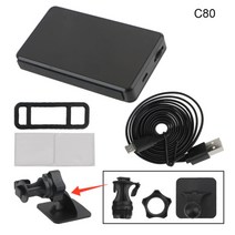 주행 거리계 큰 글꼴 led 디스플레이 자동차 스타일링 고도 디스플레이 프로젝터 c60sc80 자동차 헤드 업 디스플레이 자동차 gps 속도계 kmh mph, C80