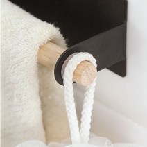 올곧음 수건걸이 행주걸이 키친타올 거치대 주방 화장지 휴지걸이 핸드타올 걸이 블랙.화이트, 화이트, 1개