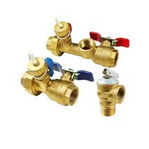 릴리브밸브 Rheem rinai ecosmart navien noritz takagi bosch용 압력 해제 밸브 깨끗한 황동 3/4인치 서비스 설치 밸브가 있는 3/4인치 I
