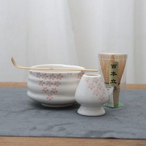 차시 차선 격불 세트 말차 말차솔 말차다구 손으로 그린 차 스틱 스탠드 도구 선반 브러쉬 일본식 백 책 이십 권 쿵푸, 손으로 그린 벚꽃 4종 세트