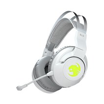 로캣 Elo 7.1 Air 무선 서라운드 RGB 게이밍 헤드셋, 화이트