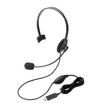 ELECOM 헤드셋 마이크 PS4 대응 USB 편귀 오버헤드 1.8 m HS-HP21UBK