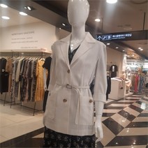 블루페페 SH02 린넨벨트칠부소매자켓WT P202MSF702