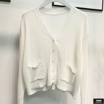 가바바 여성 가디건 아이스 시원한 니트 브이넥 가디건 G55819