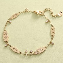 비쥬골드 14K 아미 키싱구라미 팔찌