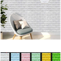 벽 스티커 보온 파벽 벽지 방음 50개 시트지 데코타일, 10 두께4mm 70x77cm 50개