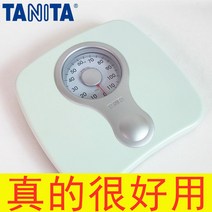 아날로그체중계 일본 TANITA 가정용 건강저울 인체저울 기계지침 체중계 저울 HA-622, 01 배터리, 01 연두색