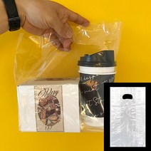 [소행섬] 무지 PE 비닐 쇼핑백 R형 (투명 비닐쇼핑백 선물포장 테이크아웃 쇼핑 답례품포장), R30, 100ea
