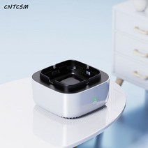 CNTCSM 재떨이 비산방지 재냄새방지 ins 고비대 낙상방지 흐트러짐방지 가정용 아이디어 스마트 공기청정기, 그레이, 1개