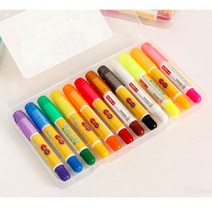 유리에 쓰는 사인펜12색 무독성 거울 마커 창문 화장실 타일 낙서 싸인팬 글라스 안전한 잘지워지는 색연필