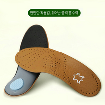 발바닦 아치형 족저근막 충격흡수 기능성 깔창 편한발 기능성깔창, 1개, 255 260