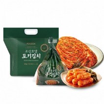 이마트 피코크 조선호텔 포기김치 4kg + 총각김치 1.5kg, 단품