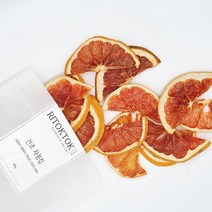 리톡톡 자몽칩 40g 워터 말린과일 건조과일 수제간식 바크초콜릿, 자몽칩40g, 1개