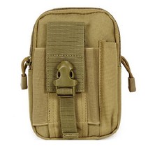 Molle 전술 허리 파우치 패니 팩 EDC 가방 야외 스포츠 사냥 실행 벨트 휴대 전화 홀더 케이스 핸드폰 가방, 드