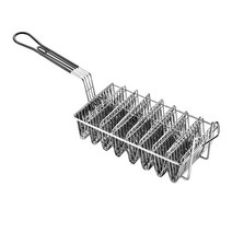 스테인레스 스틸 타코 바구니 또띠야 감자 튀김 팬케이크 케이크 8 껍질 부리 토 소쿠리 튀김 바구니 타코 쉘, 은