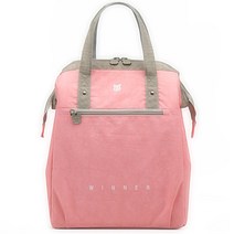 맘피스 피크닉 소풍 미니 예쁜 보냉백, 연핑크