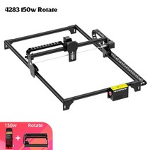 퐁듀기계 중탕기 워머 데우기 에어 어시스트 CNC 데스크탑 레이저 조각기 목재 절단기 150W 라우터, 02 4283 150w Rotate