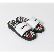 스내치 건강 지압 슬리퍼 자가치료 자주붓기 마사지 실내 혈액순환효과 자세교정, XS(220-235), 1개