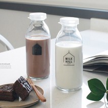 서울우유 밀크홀 레트로 유리병 180ml
